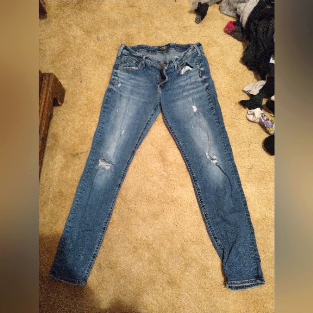 Silver jeans